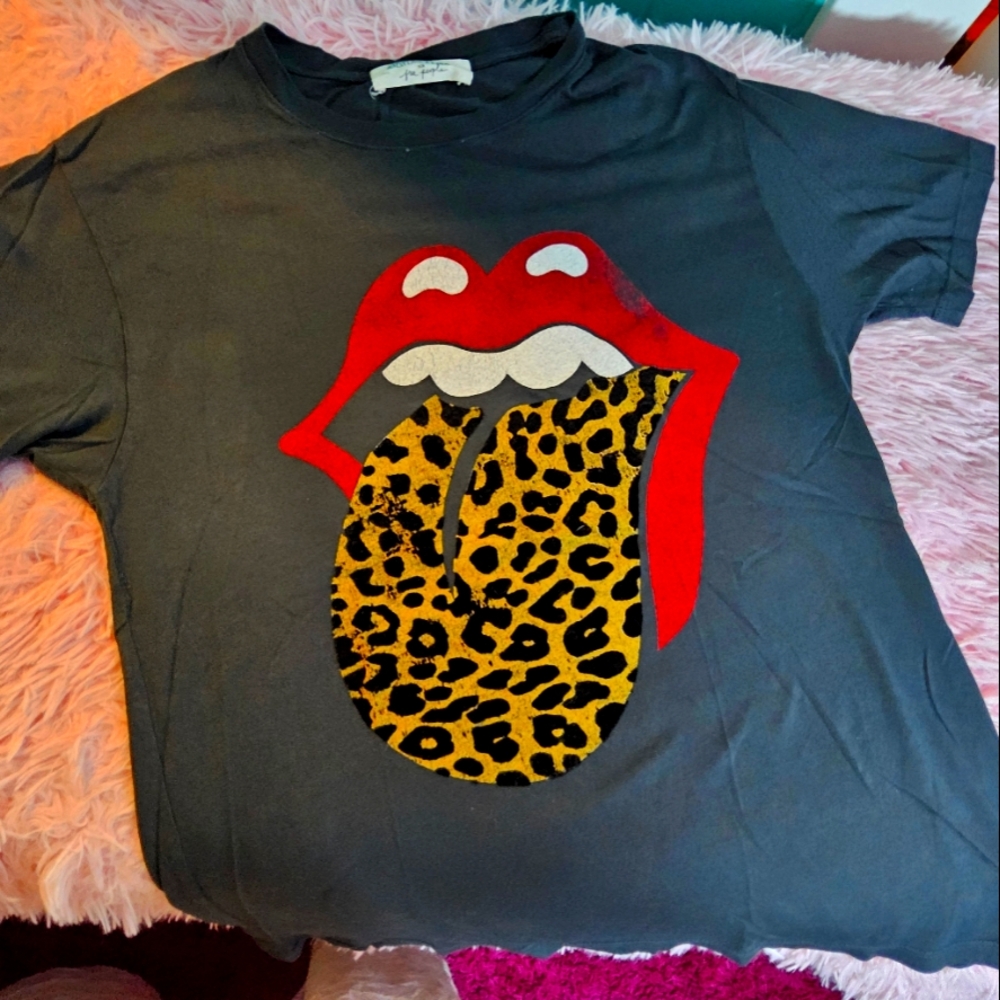 Daydreamer for Free People Rolling Stones tshirt size xs